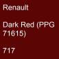 Preview: Renault, Dark Red (PPG 71615), 717.